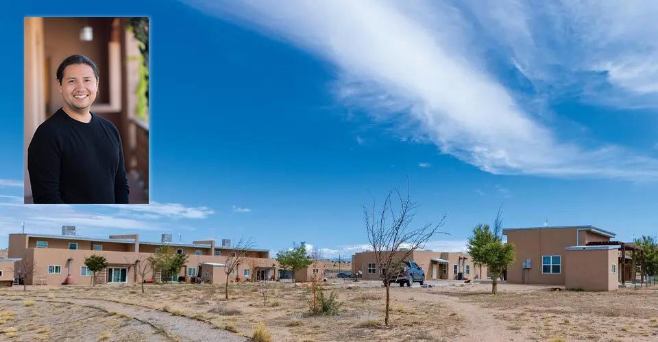 Joe Kunkel and a Native American Housing