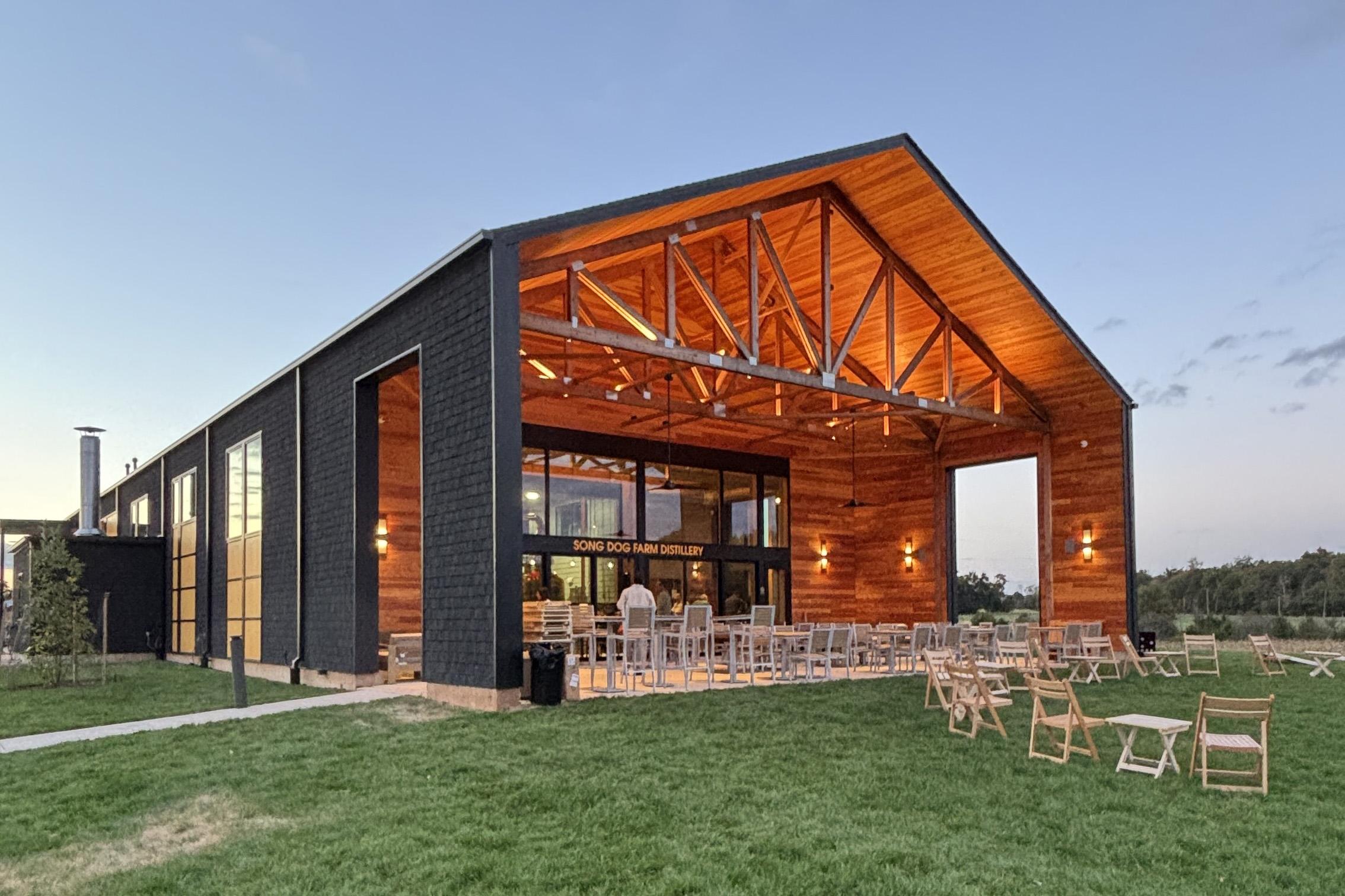 Song Dog Distillery barn
