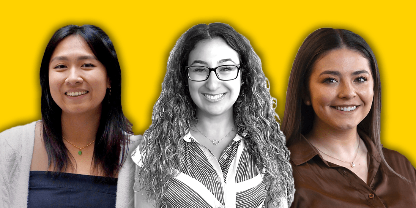 Judy Tram, Associate AIA, Samanty Habib and Julia Campbell