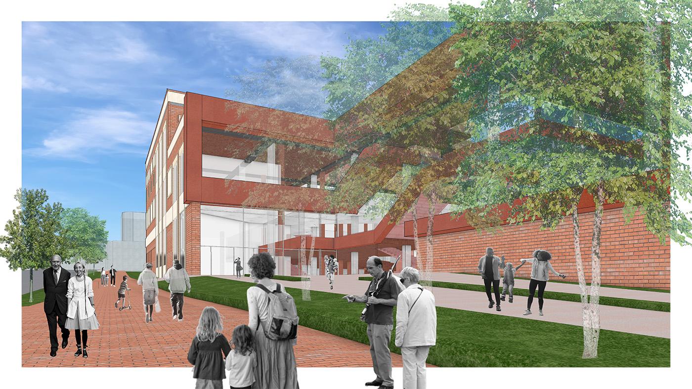 Abigail Chi's design concept for adaptive reuse facility