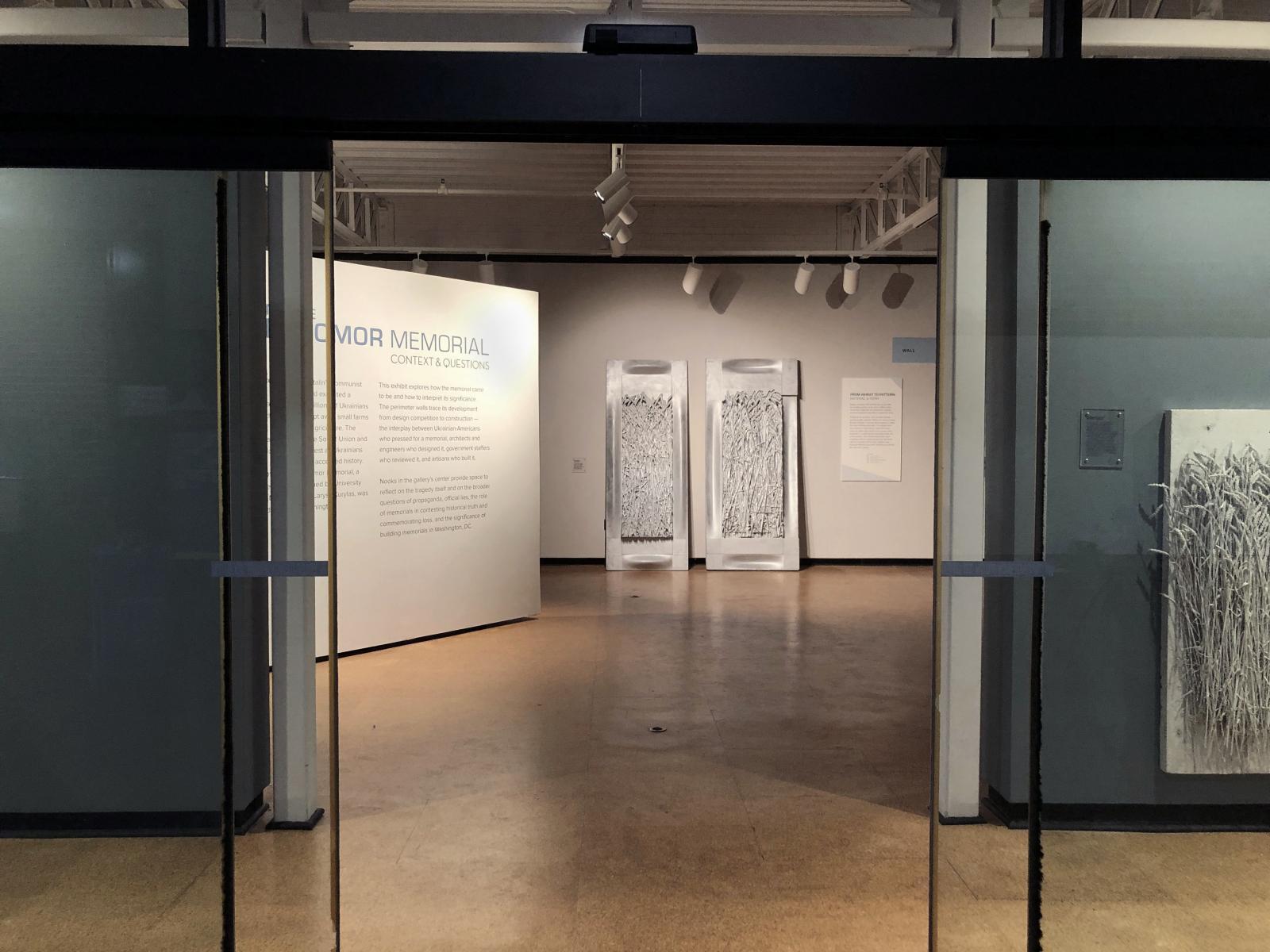 Entrance of the Holodomor Memorial Exhibit