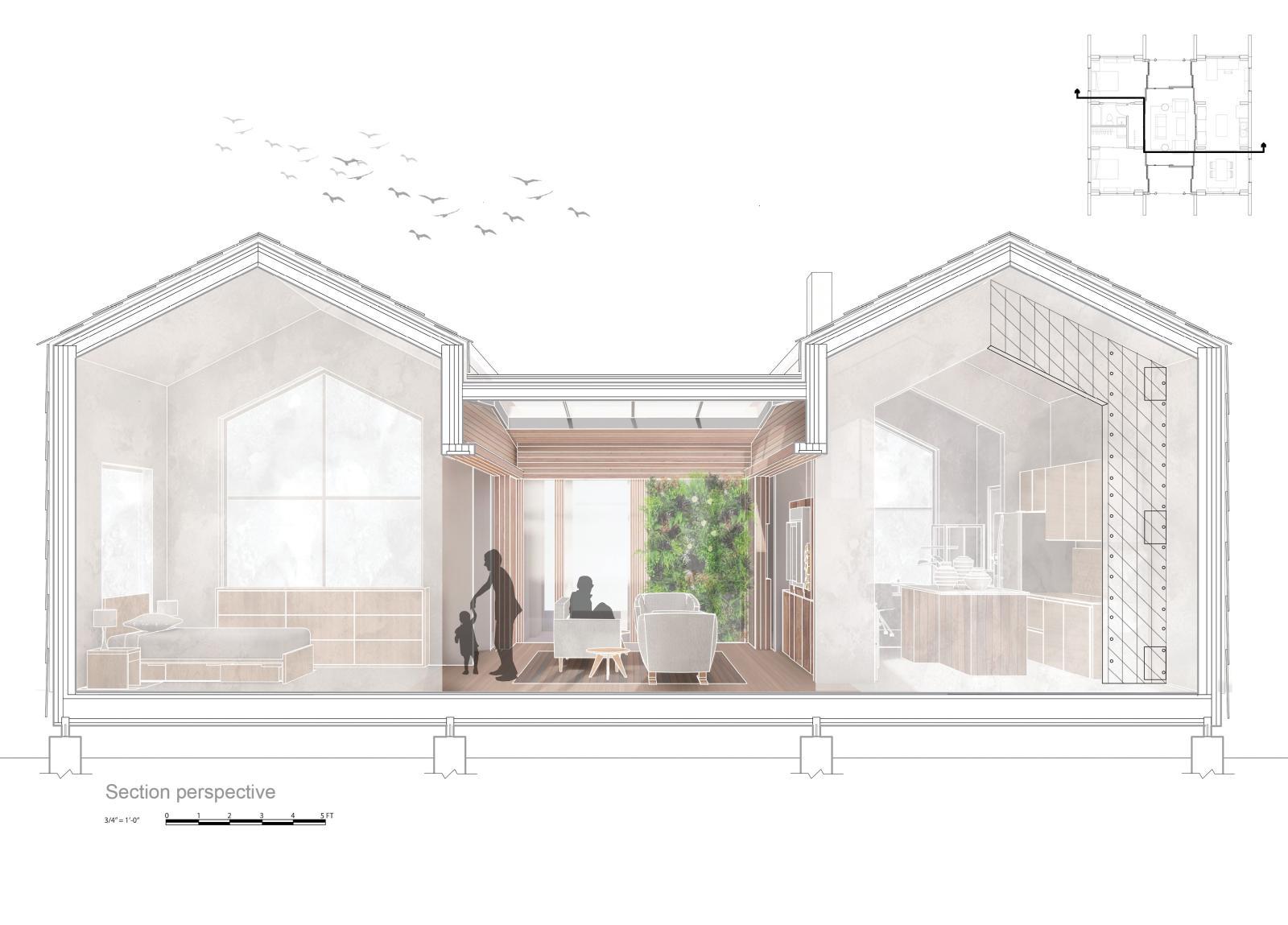 Maya Mule's Day-Night House