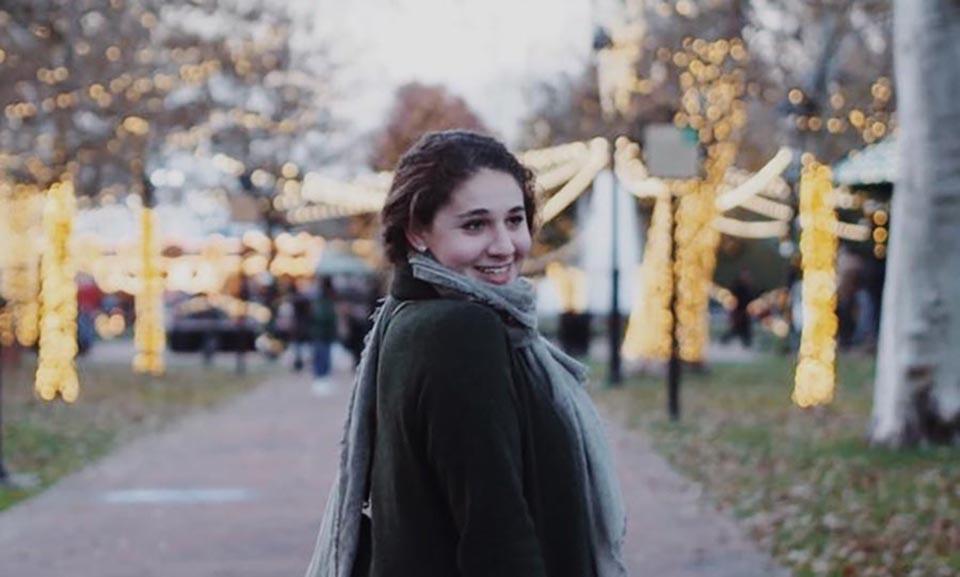 Woman smiling for photo 