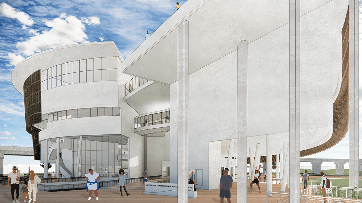 Museum and cultural center rendering