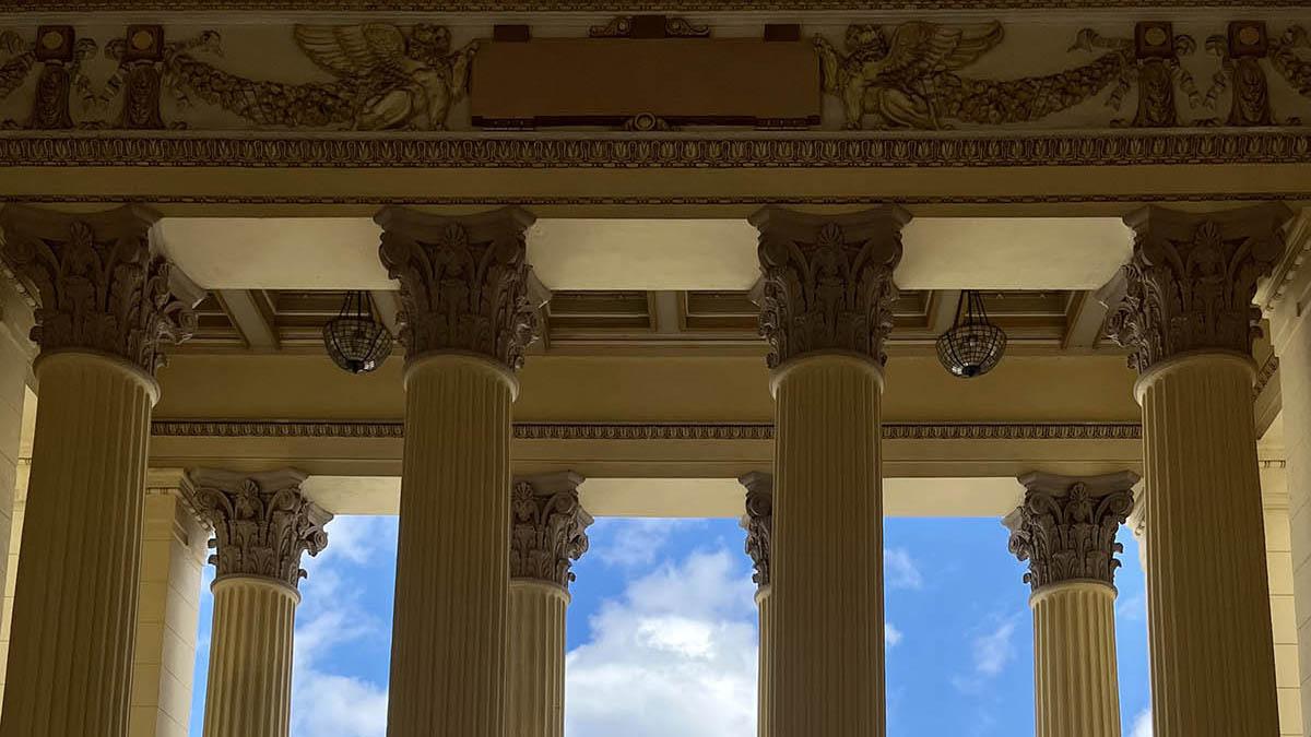 Cuban Capitol columns