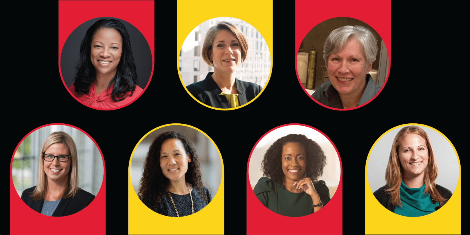 Collage of women in leadership