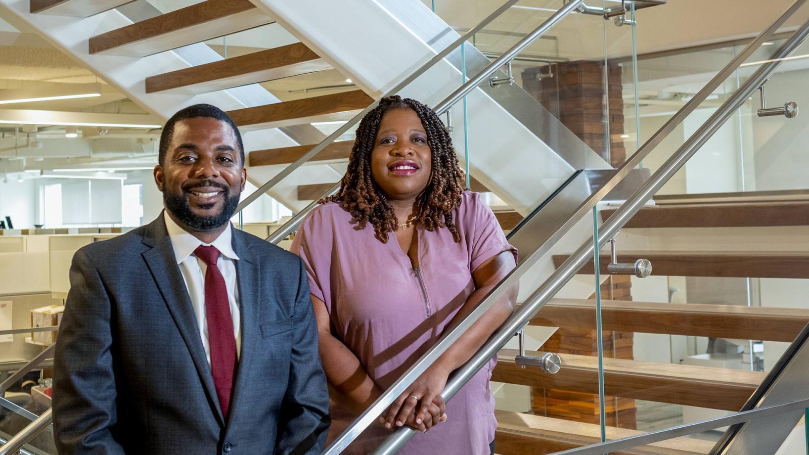 Rodney Harrell and Shannon Guzman 