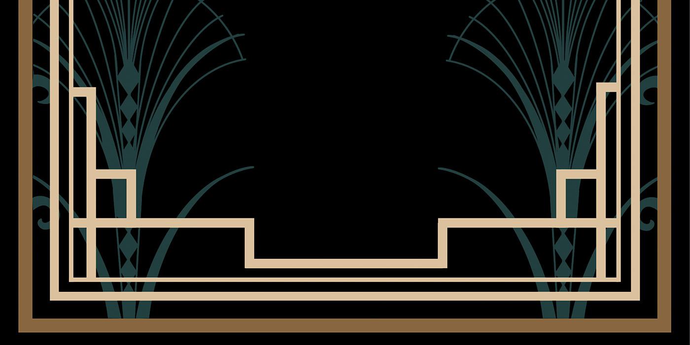 Decorative 20's style graphic