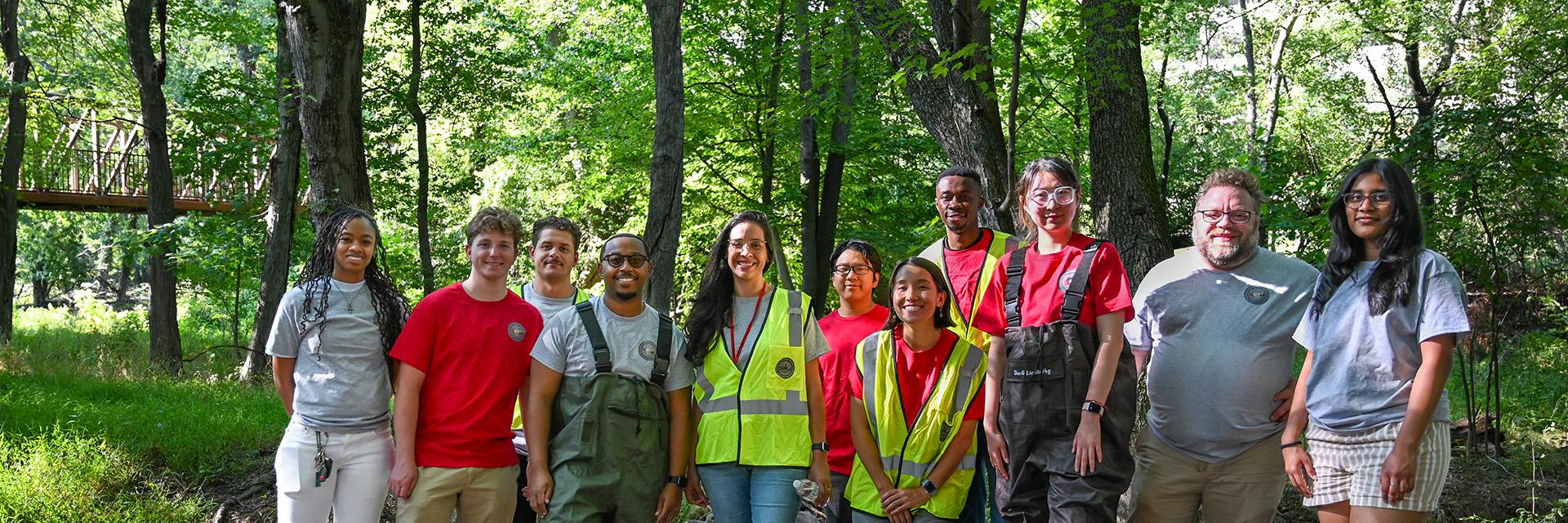 Group shot of SIRJ lab members