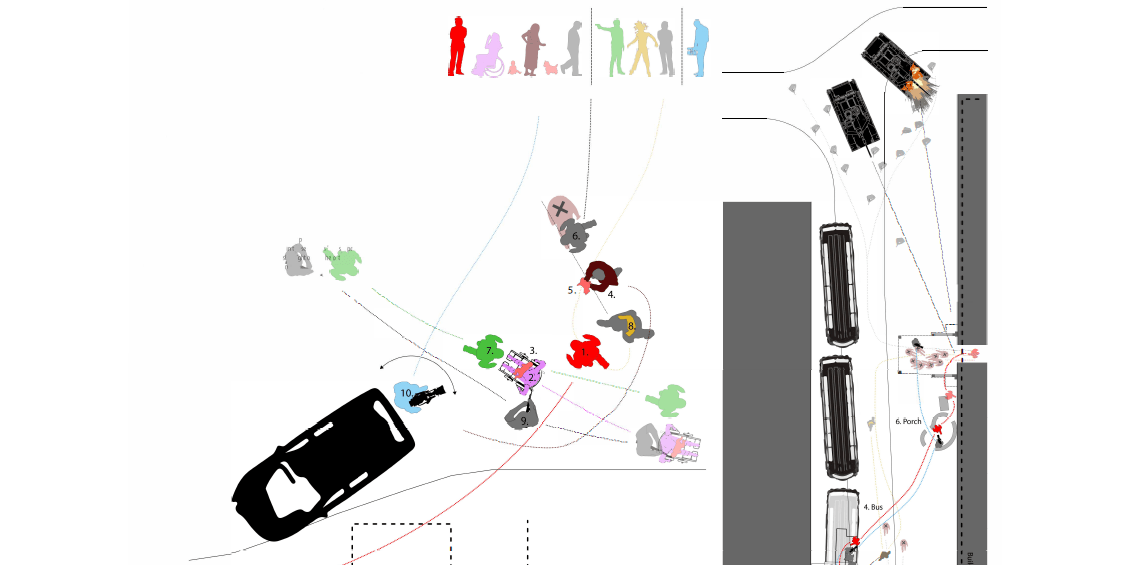 Illustration of Children of Men long take