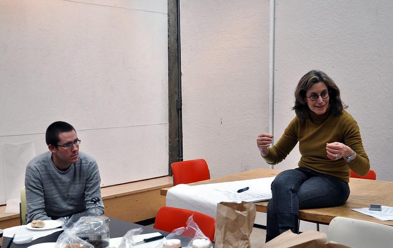 Madlen Simon during design charette
