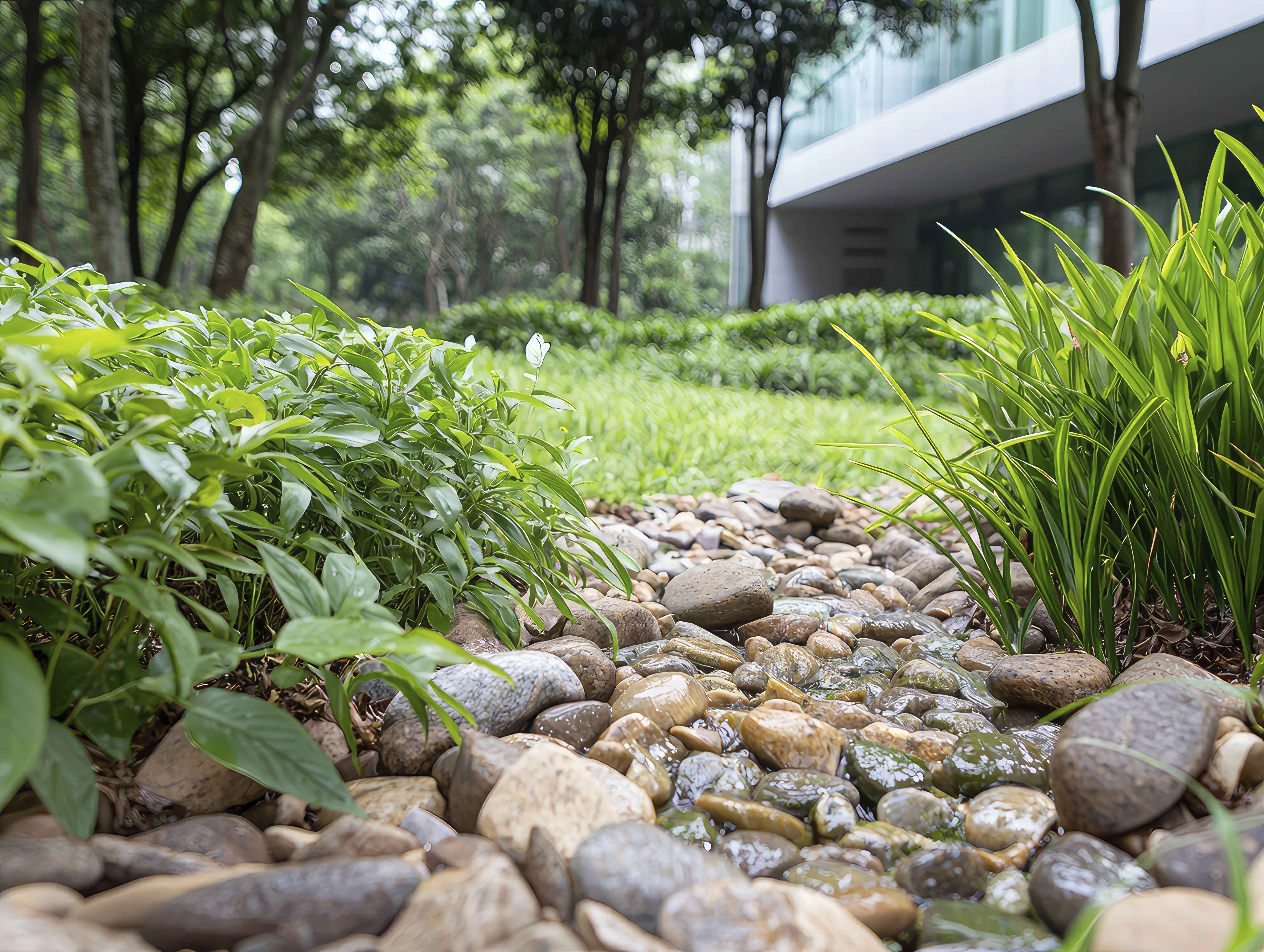 Efficient water retention solutions for sustainable landscaping in urban environments
