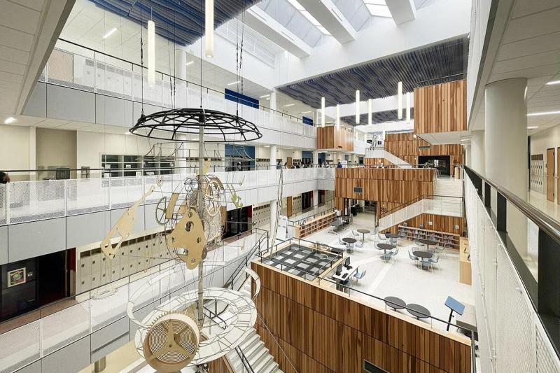 Benjamin Banneker Academic High School atrium