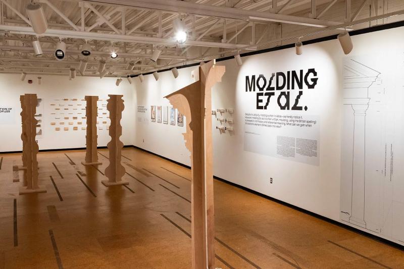 Molding et al exhibit showcasing architecture molding