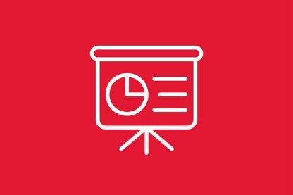 Presentation chart icon