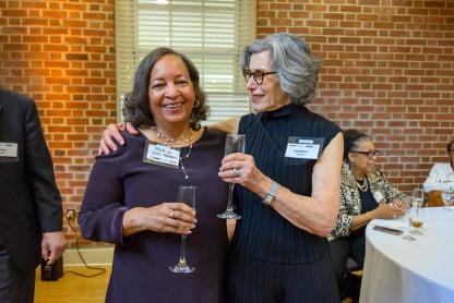 Maria and Mady celebrating their retirement